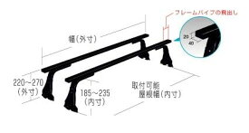 【個数：1個】横山製作所 ROCKY SGR-10 ルーフキャリア ハイゼット キャリィ エブリィ スクラム アクティ SGR10