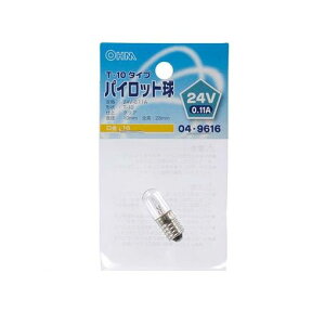 �I�[���d�@ LB-P1124V �p�C���b�g���iT10/24V/0.11A/�N���A/E10�j LBP1124V