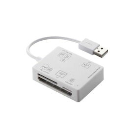 エレコム ELECOM MR-A012WH 56＋2メディア対応メモリリーダライタ ホワイト MRA012WH