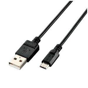 �G���R�� ELECOM U2C-JAMB09BK �G�RUSB2�D0�P�[�u���yA�|microB�^�C�v�z U2CJAMB09BK