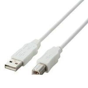 ELECOM �G���R�� USB2-ECO50WH �G�RUSB�P�[�u�� A-B�E5m USB2ECO50WH