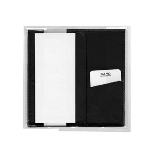 コレクト CP-710-BK 手帳カバー　黒　《本皮》　紙幣サイズ CP710BK【AKB】