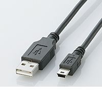 2021福袋 ELECOM エレコム U2C-M05BK USB2．0ケーブル mini－Bタイプ 特価キャンペーン 0．5m U2CM05BK
