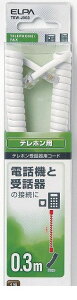 (LINE�N�[�|���L)�����d�� ELPA TEW-J003 TEL���E�W�����L�R�[�h 0�D3M TEWJ003 ��b��p�J�[���R�[�h ��b��R�[�h TEL�p �G���p TEL�p��b��R�[�h �d�b�@�Ǝ�b��̐ڑ���