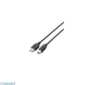 �G���R�� ELECOM U2C-BN30BK USB2.0�P�[�u�� 3.0m���R�l�N�^���������� U2CBN30BK �u���b�N A-B�^�C�v �m�[�}�� �p�\�R�����Ӌ@��