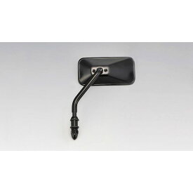 キジマ KIJIMA HD-07169 ステムミラー スクエアタイプ ブラック／レフト HD07169 ブラックステムミラー 左側 ブラックKIJIMA ミラーキジマ バイク用品