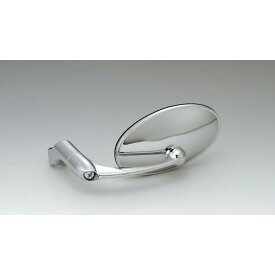 (LINEクーポン有)キジマ KIJIMA 203-8028 ミラー ユーロ オーバル 2038028 ユーロタイプミラー 左右兼用 汎用 メッキ ユーロタイプミラーオーバル ヤマハ用右ミラー対応