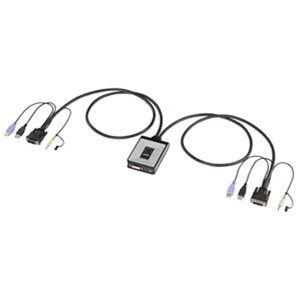 (LINE�N�[�|���L)�T�����T�v���C SW-KVM2DUN �f�B�X�v���C�G�~�����[�V�����Ή�DVI�p�\�R�������ؑ֊� 2:1 SWKVM2DUN�y���������z SANWA SUPPLY USB�ڑ� �R���p�N�g