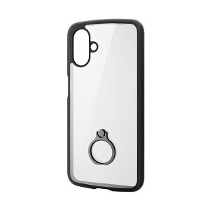 ELECOM �G���R�� PM-G253TSLFCRBK Galaxy A25 5G �P�[�X �n�C�u���b�h �J�o�[ �Ռ��z�� �y�� ���^ �J���������Y�ی�݌v �����O�t TOUGH SLIM LITE �u���b�N PMG253TSLFCRBK