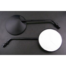 ALBA アルバ 101-018 バックミラー／丸型ブラック 8mm 正ネジ ／左右セット【ディオ等】 101018 モンキー ホンダ