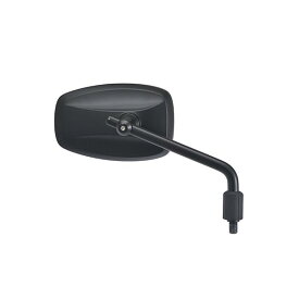 デイトナ DAYTONA 15408 ハイビジミラー PARALLEL M10 ブラック／ロー 新保安基準適合サイズ バイク用 パラレルローミラーブラック