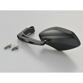 (LINEクーポン有)デイトナ DAYTONA 98917 パラレルミラー ヘキサゴン 左用 ブラストブラック パラレルミラーヘキサゴン バイク用 右用
