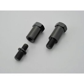 デイトナ DAYTONA 99784 衝撃緩衝装置付きミラーアダプター ブラック バイク用 衝撃緩衝アダプターヤマハ アダプター高さ