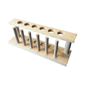 アズワン 3-9422-01 木製試験管立て 6本用【1個】 3942201