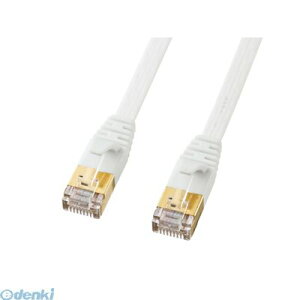 (LINE�N�[�|���L)�T�����T�v���C KB-FLU7-005W CAT7�E���g���t���b�gLAN�P�[�u�� 0.5m�A�z���C�g KBFLU7005W �p�\�R�����Ӌ@�� SANWA SUPPLY ����