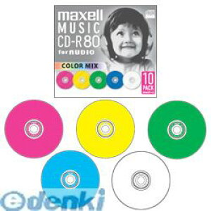 (LINE�N�[�|���L)�}�N�Z�� maxell CDRA80MIX.S1P10S ���y�pCD-R �J���[MIX 10������