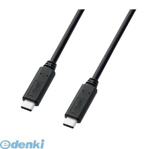 �T�����T�v���C KU30-CCP310 USB3�D1 Gen1 TypeC �P�[�u�� 1mKU30CCP310 PD�Ή��P�[�u�� �u���b�N SUPPLY SANWA