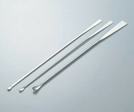 アズワン 6-524-04 ミクロスパーテル　240丸細　ステンレス 652404