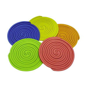 【即納在庫品】「直送」フマキラー 437843 虫よけアロマ線香50巻函入 5色パック