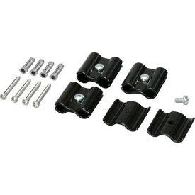 【即納在庫品】「直送」光 JA-81 メッシュパネル用パーツ ジョイント金具 黒 8φ用 4P JA81