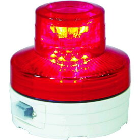 【あす楽対応】「直送」日動 NU-AR 電池式LED回転灯ニコUFO　常時点灯タイプ　赤 NUAR 356-1313