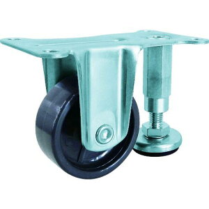 【即納在庫品】「直送」ユーエイ SR-60GN-AF プレート式 固定 アジャスター付キャスター グレーナイロン 車輪径60mm AFタイプ SR−AF型 取付寸法96×48 SR60GNAF ユーエイキャスター 149-2609 YUEI