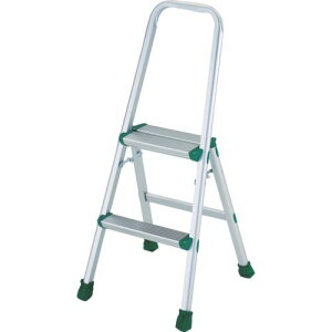 トラスコ中山 TRUSCO TAU-2 アルミ製踏台 軽作業用・上枠・脚カバー付 2段 TAU2