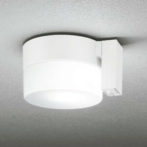 OG254989NCR オーデリック 軒下シーリングライト 人感センサー付 白熱灯器具60W相当 昼白色 防雨型