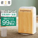 空気清浄機 加湿器 花粉対策 スチーム式 コンパクト 小型 加熱式 加湿空気清浄機 アイリスオーヤマ 一人暮らし タバコ ハウスダスト ペット 脱臭 集じん ほこり お手入れ簡単 木目調 おしゃれ 空気清浄器 RHF-253 *