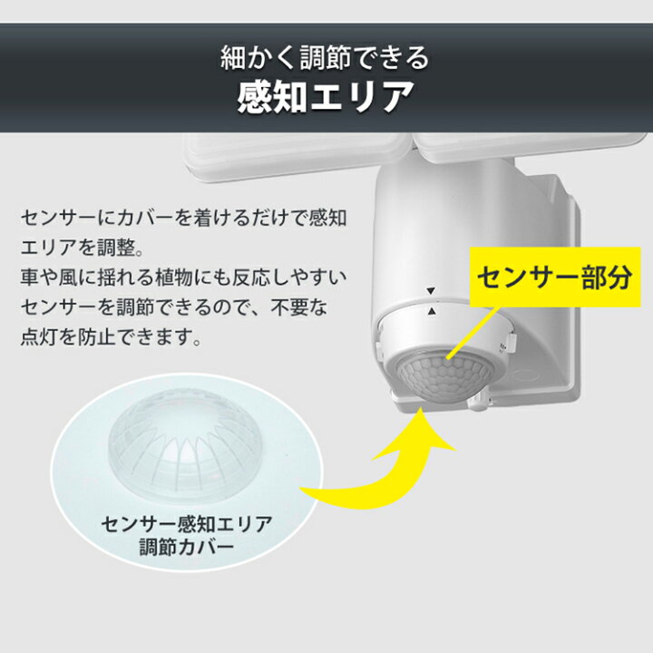 楽天市場 Led センサーライト 屋外 人感 電池式1年保証 防犯ライト 800lm 防雨 防水 防塵 乾電池式 防犯センサーライト 人感センサー センサー ライト 常灯 灯り 灯 防犯センサー Ledライト 玄関ライト 玄関 防犯 防犯対策 作業灯 投光器 Lsl B1tn 800 アイリスオーヤマ