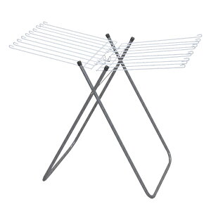 タオル干し スタンド 折りたたみ タオルハンガー 大容量 フェイスタオル 20枚 軽量 省スペース コンパクト 収納 組立不要 完成品 タオル掛け 脱衣所 洗面所 室内 部屋干し 梅雨 アイリスオー