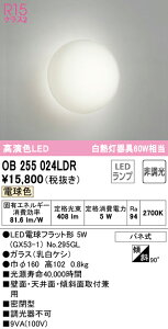 �y���������z �I�[�f���b�N T�敪 OB255024LDR-SF �i�����v�ʍ���j�wOB255024#�{NO295GL�x �u���P�b�g ��ʌ` �����_������ �����ݒ薳�� LED ���S�̃��[�J�[�ۏ�