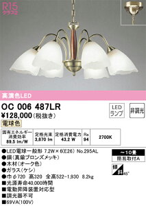 yzN敪 I[fbN OC006487LR ivʍjwOC006487#{NO295AL×6x VfA `10 LED S̃[J[ۏ