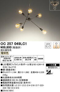 �y���������zT�敪 �I�[�f���b�N OC257049LC1 �i�����v�ʍ���j�wOC257049#�{NO271E×6�x �V�����f���A �`4.5�� LED ���S�̃��[�J�[�ۏ�