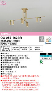 【送料無料】N区分 オーデリック OC257162BR シャンデリア リモコン別売 〜12畳 LED 安心のメーカー保証