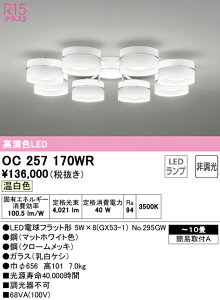 yzN敪 I[fbN OC257170WR ivʍjwOC257170#{NO295GW×8x VfA `10 LED S̃[J[ۏ