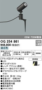 【送料無料】 オーデリック T区分 OG254861 屋外灯 ガーデンライト 自動点灯無し 畳数設定無し LED 安心のメーカー保証