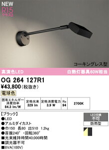 T区分 オーデリック OG264127R1 屋外灯 スポットライト 畳数設定無し LED 安心のメーカー保証