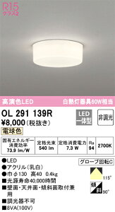 �y���������z �I�[�f���b�N N�敪 OL291139R �V�[�����O���C�g �����ݒ薳�� LED ���S�̃��[�J�[�ۏ�