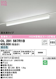 N区分 オーデリック OL291567R1B （光源ユニット別梱包）『OL291567#＋UN6101RB』 ベースライト 配線ダクト用 畳数設定無し LED 安心のメーカー保証