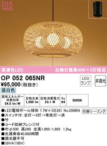 �y���������zN�敪 �I�[�f���b�N OP052065NR �i�����v�ʍ���j�wOP052065#�{NO296BN×3�x �y���_���g �����ݒ薳�� LED ���S�̃��[�J�[�ۏ�