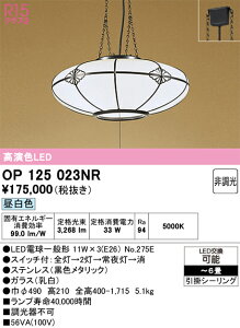 �y���������zN�敪 �I�[�f���b�N OP125023NR �i�����v�ʍ���j�wOP125023P1#�{NO275E×3�x �y���_���g �`6�� LED ���S�̃��[�J�[�ۏ�