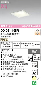�y���������z �I�[�f���b�N T�敪 OD261198R �_�E�����C�g ��ʌ` �y���C��SB�`�z �����_������ �����ݒ薳�� LED ���S�̃��[�J�[�ۏ�