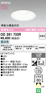 T�敪 �I�[�f���b�N OD261733R �_�E�����C�g ��ʌ` �y���C��SB�`�z �����_������ �����ݒ薳�� LED ���S�̃��[�J�[�ۏ�