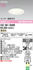 N�敪 �I�[�f���b�N OD261826R ���O�� �_�E�����C�g �y���C��SB�`�z �����ݒ薳�� LED ���S�̃��[�J�[�ۏ�