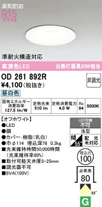 H�敪 �I�[�f���b�N OD261892R �_�E�����C�g ��ʌ` �y���C��SB�`�z �����_������ �����ݒ薳�� LED ���S�̃��[�J�[�ۏ�