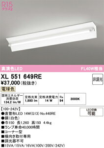 N�敪 �I�[�f���b�N XL551649RE �i�����v�ʍ���j�wXL551649#Y�{NO440RE�x �x�[�X���C�g �����ݒ薳�� LED ���S�̃��[�J�[�ۏ�