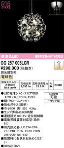 �y���������zN�敪 �I�[�f���b�N OC257005LCR �i�����v�ʍ���j�wOC257005#�{NO253FL×6�x �V�����f���A �����ݒ薳�� LED ���S�̃��[�J�[�ۏ�