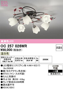 �y���������zN�敪 �I�[�f���b�N OC257026WR �i�����v�ʍ���j�wOC257026#�{NO292AW×6�x �V�����f���A �`6�� LED ���S�̃��[�J�[�ۏ�