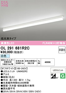 N�敪 �I�[�f���b�N OL291681R2C �i�������j�b�g�ʍ���j�wOL291681#�{UN6402RC�x �x�[�X���C�g �z���_�N�g�p �����ݒ薳�� LED ���S�̃��[�J�[�ۏ�